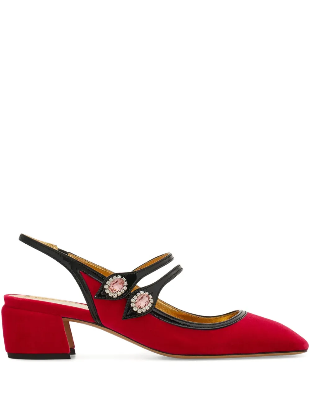 Ferragamo Mary Jane 40mm pumps verfraaid met kristallen Roze