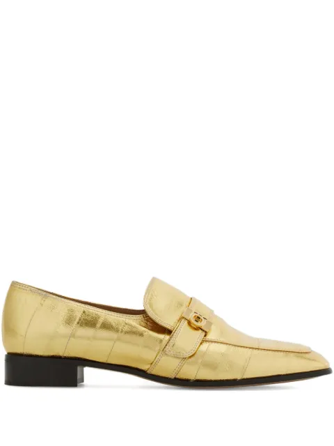 Ferragamo Hug laminated-finish loafers