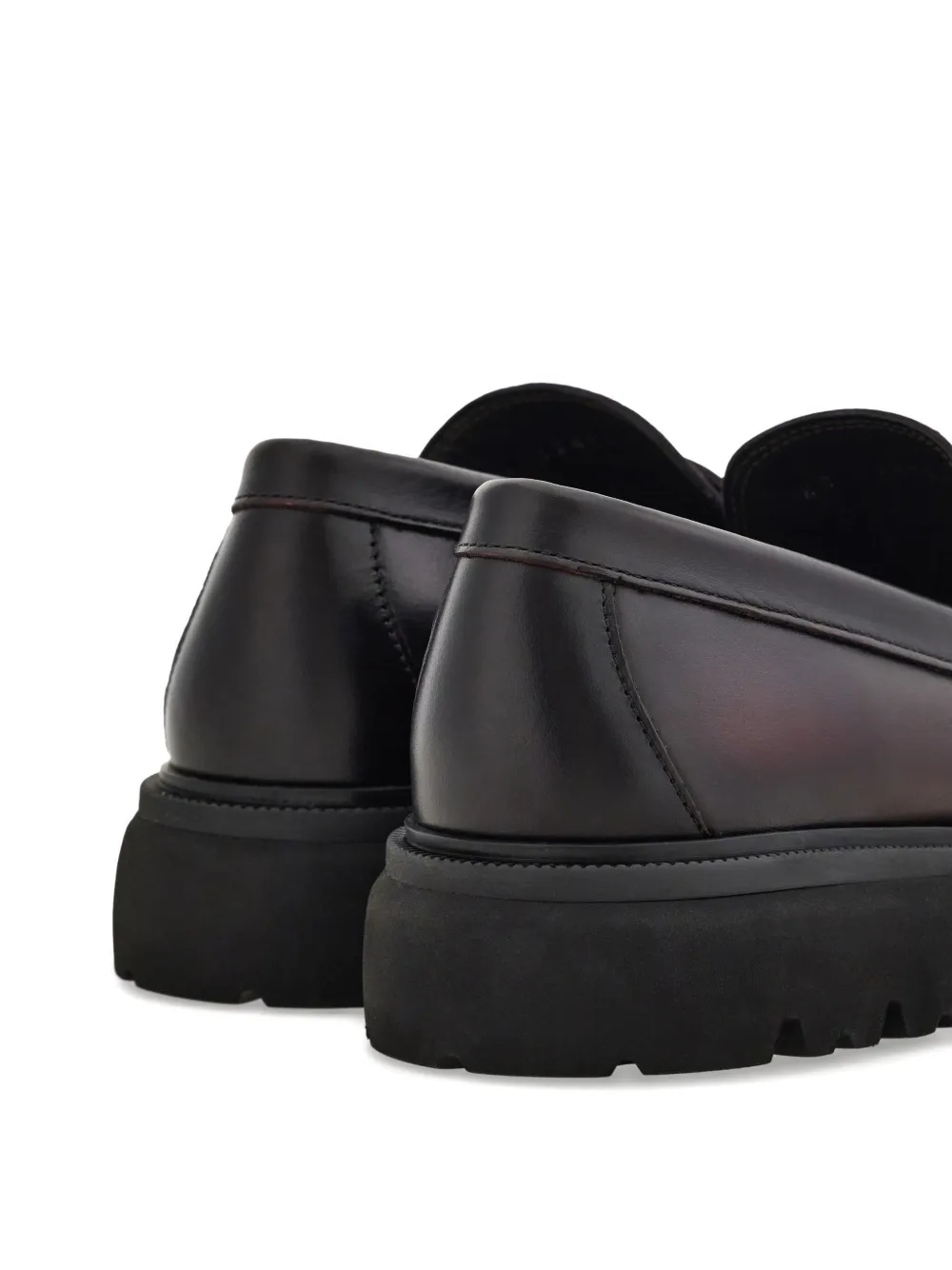 Ferragamo Loafers met Gancini-gesp Rood