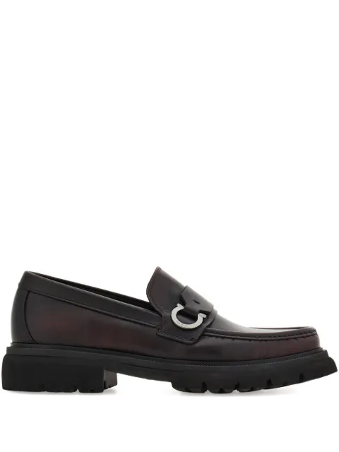 Ferragamo Gancini-buckle loafers