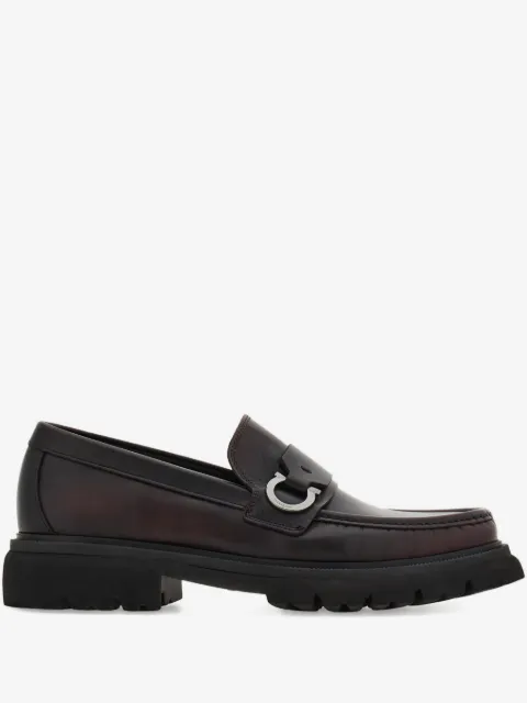 Ferragamo loafers with Gancini detail