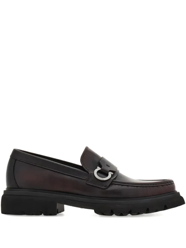 や*！様 Ferragamo ガンチーニローファー Ferragamo ガンチーニ ローファー | レッド | FARFETCH JP