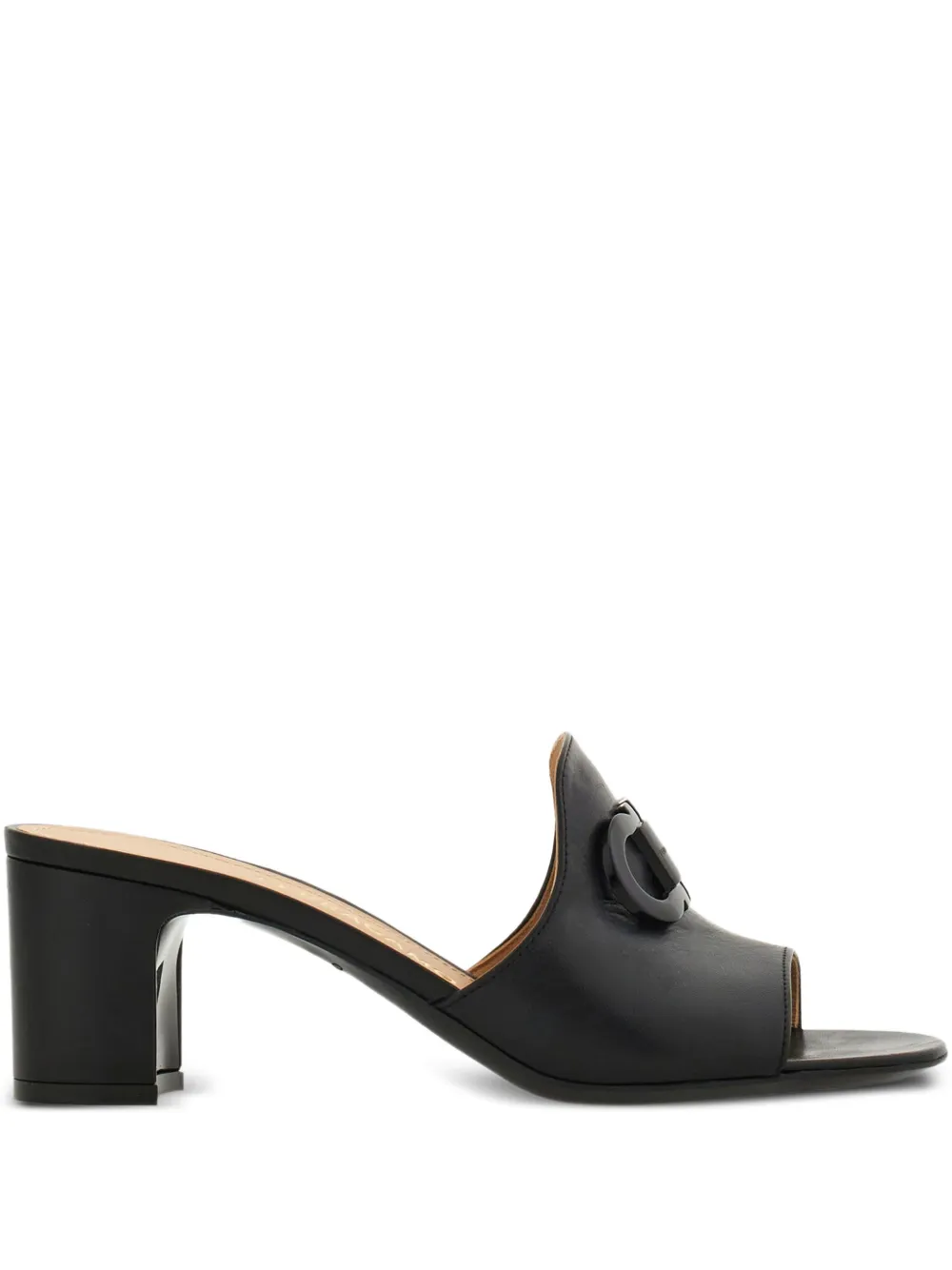 Ferragamo 50 mm Gancini sandalen Zwart