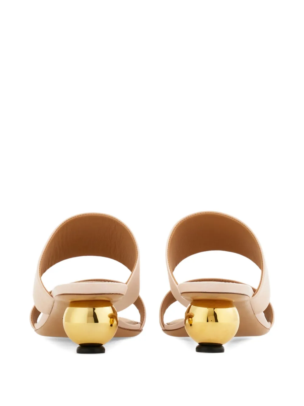 Ferragamo 40 mm leren muiltjes Roze