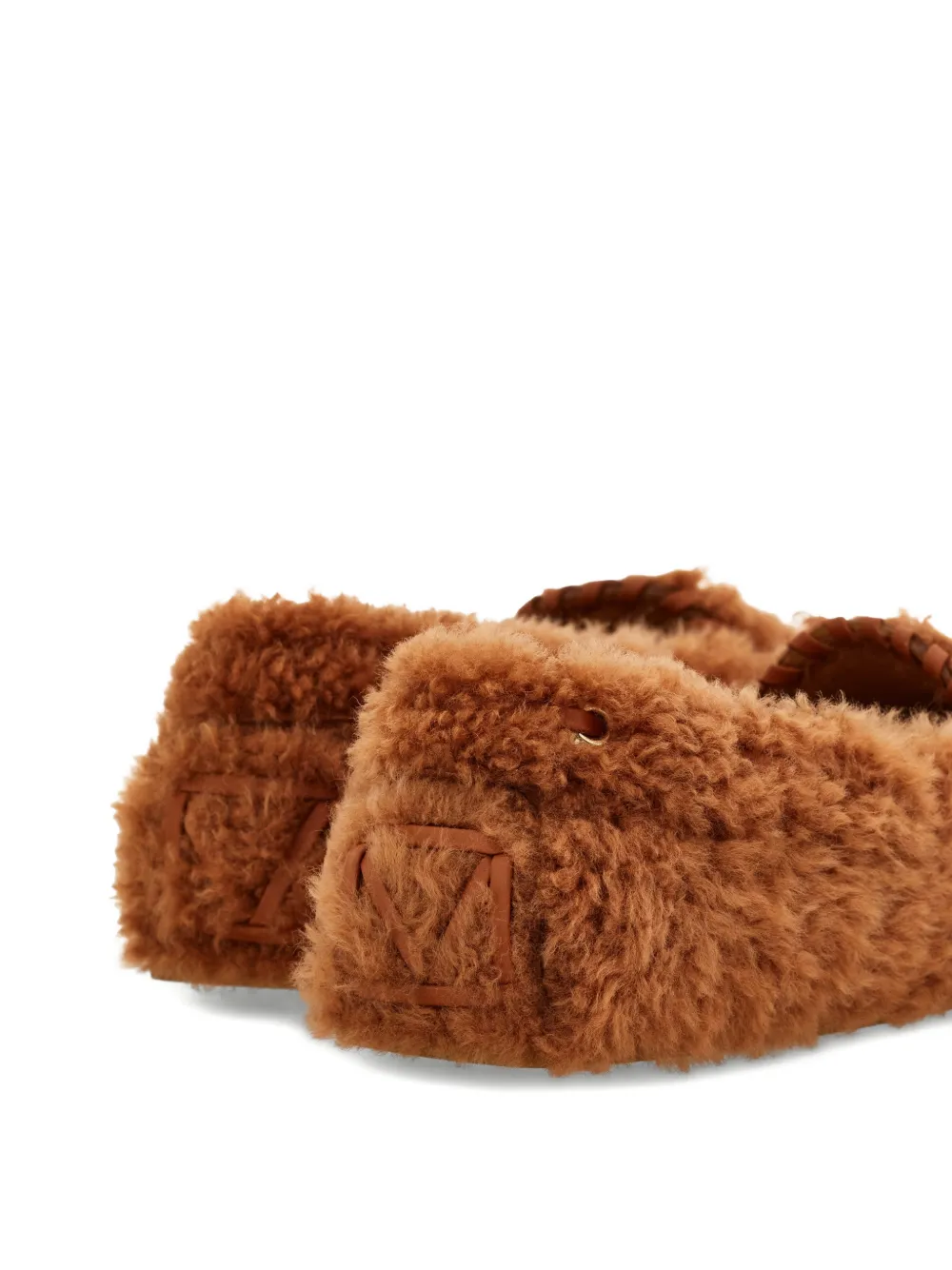 Ferragamo Gancini lammy loafers Bruin