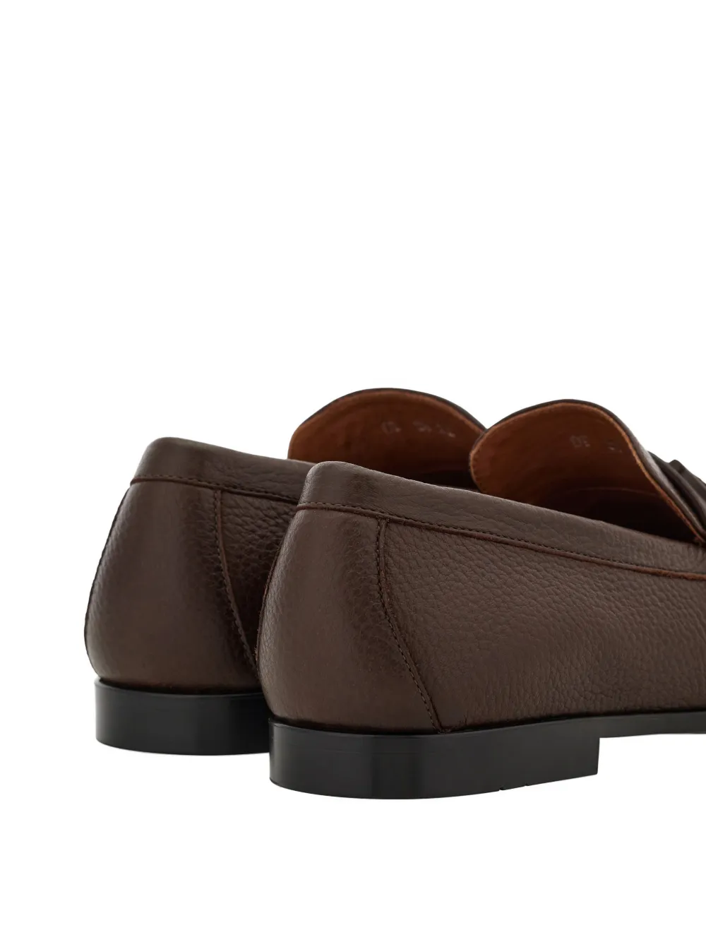Ferragamo Loafers met Gancini gesp Bruin