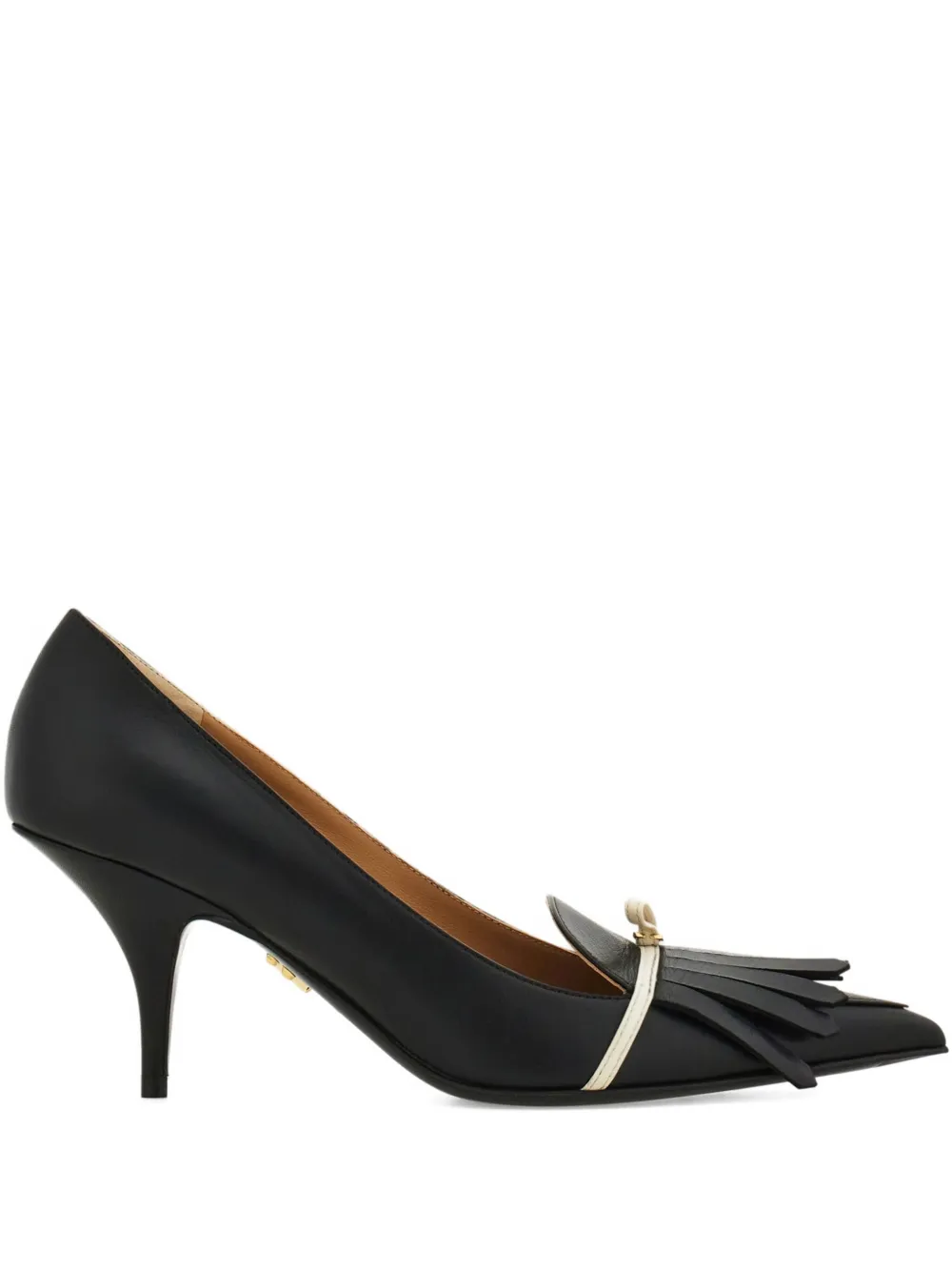 Ferragamo 70 mm pumps verfraaid met strik Zwart