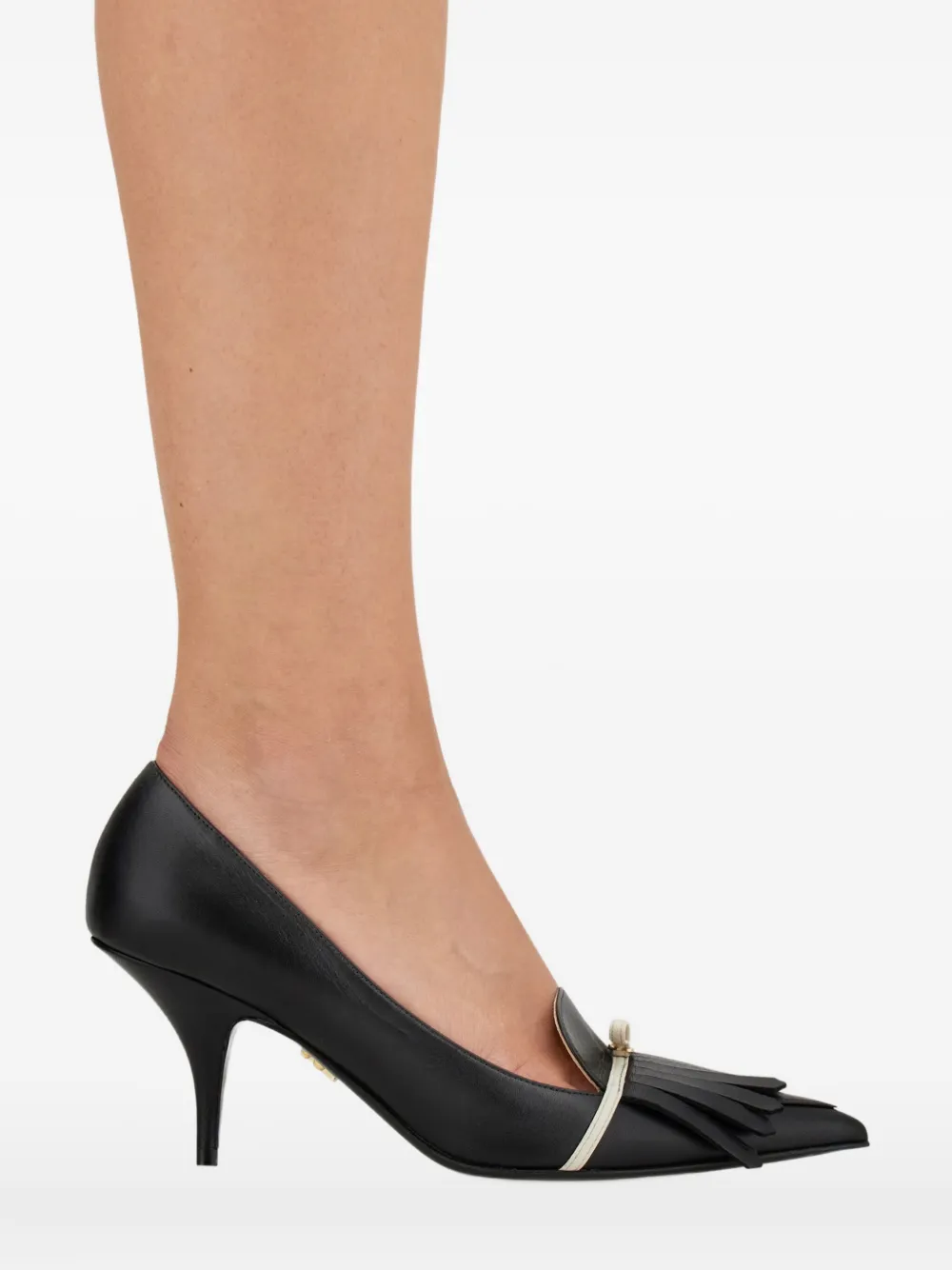 Ferragamo 70 mm pumps verfraaid met strik Zwart