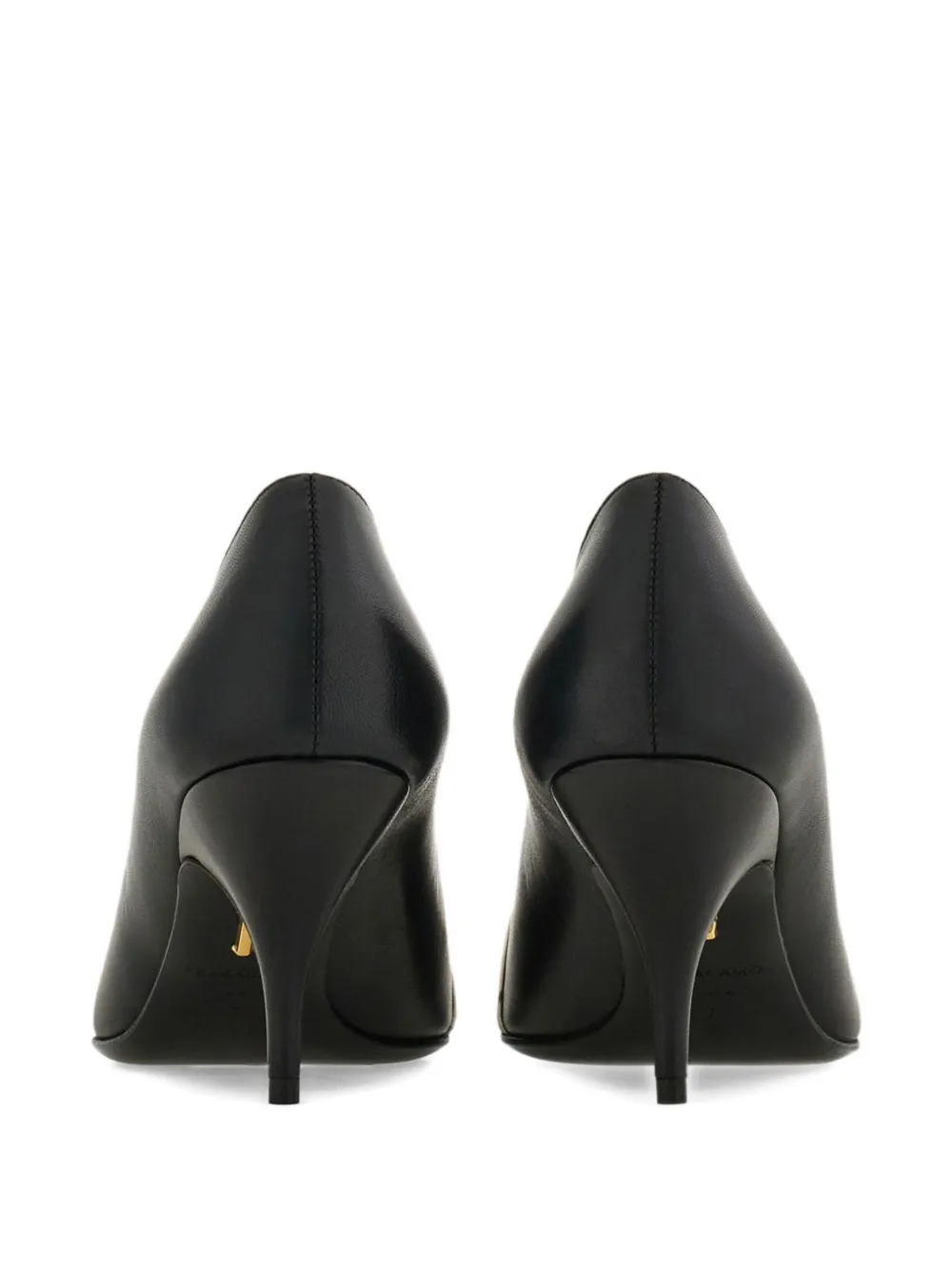 Ferragamo 70 mm pumps verfraaid met strik Zwart