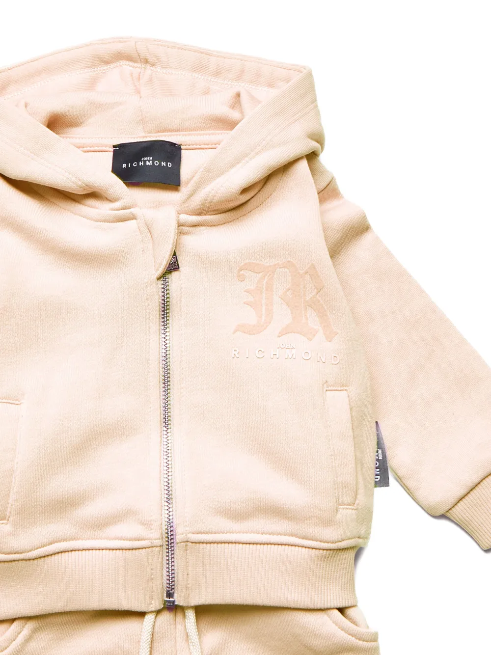 John Richmond Junior Trainingspak met logoprint Beige