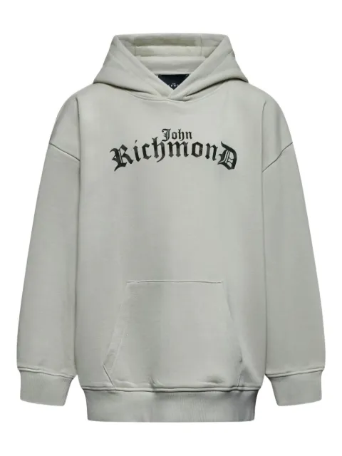 John Richmond Junior sudadera con capucha y logo