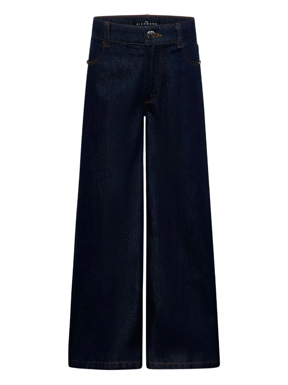 John Richmond Junior Jeans a gamba ampia - Blu