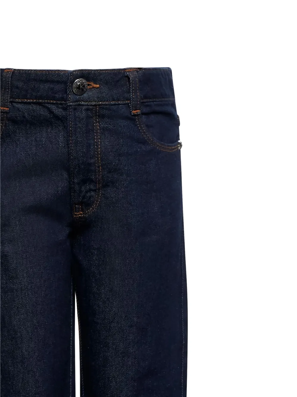 John Richmond Junior Jeans met omgeslagen pijpen Blauw