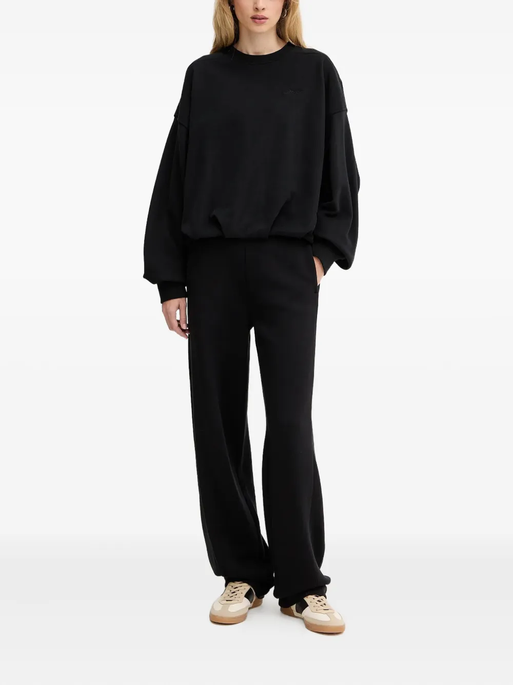 BOSS Essuga trainingsbroek met zijzakken - Zwart