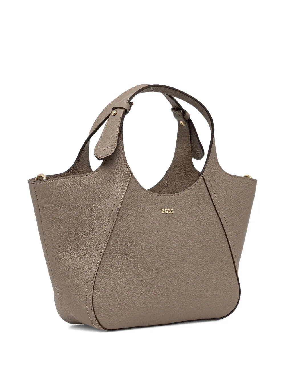 BOSS Bewerkte boekentas - Beige