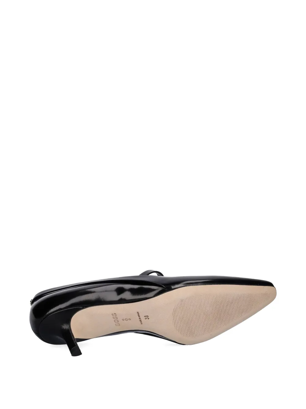 BOSS 50 mm Charlize pumps met puntige neus en bandje Zwart