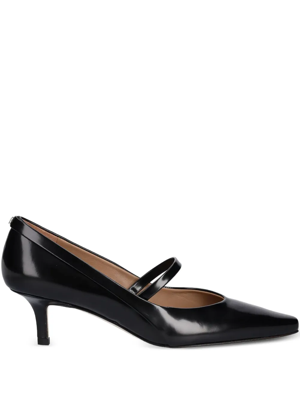 BOSS 50mm Charlize strap pointed pumps | Black | Image 1