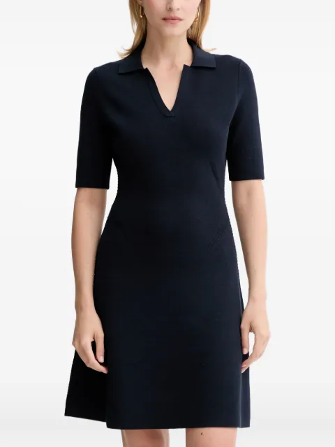 BOSS V-neck short-sleeve mini dress