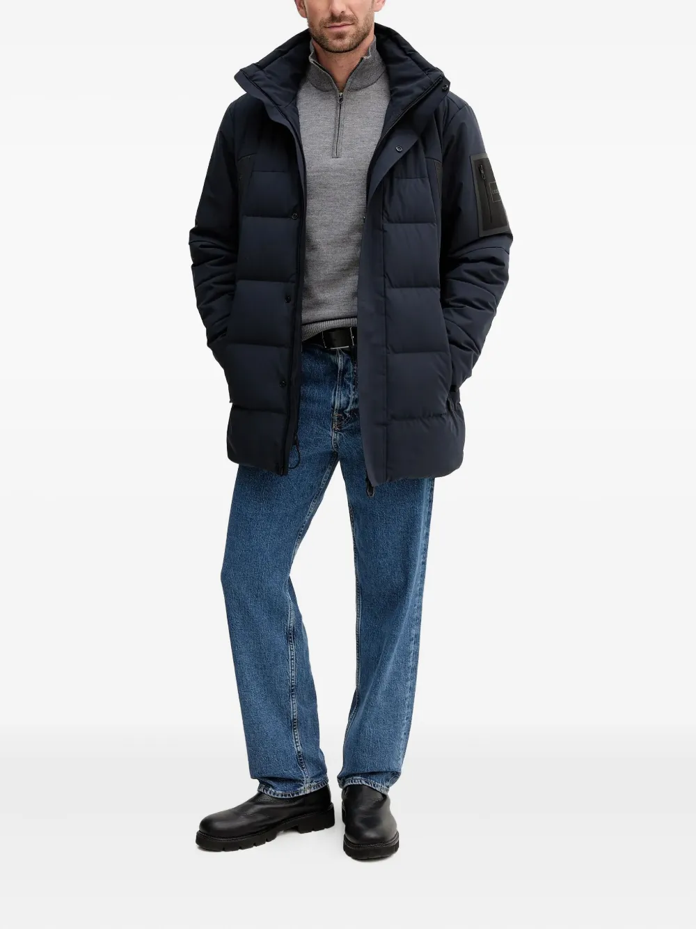 BOSS Block padded hoodie | Hooded Jackets | Image 2