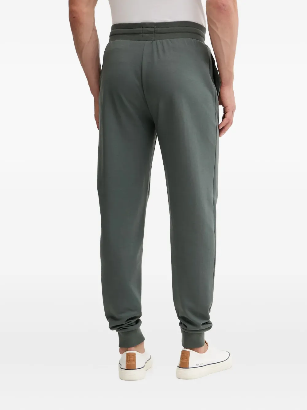 BOSS Broek met trekkoordtaille Grijs