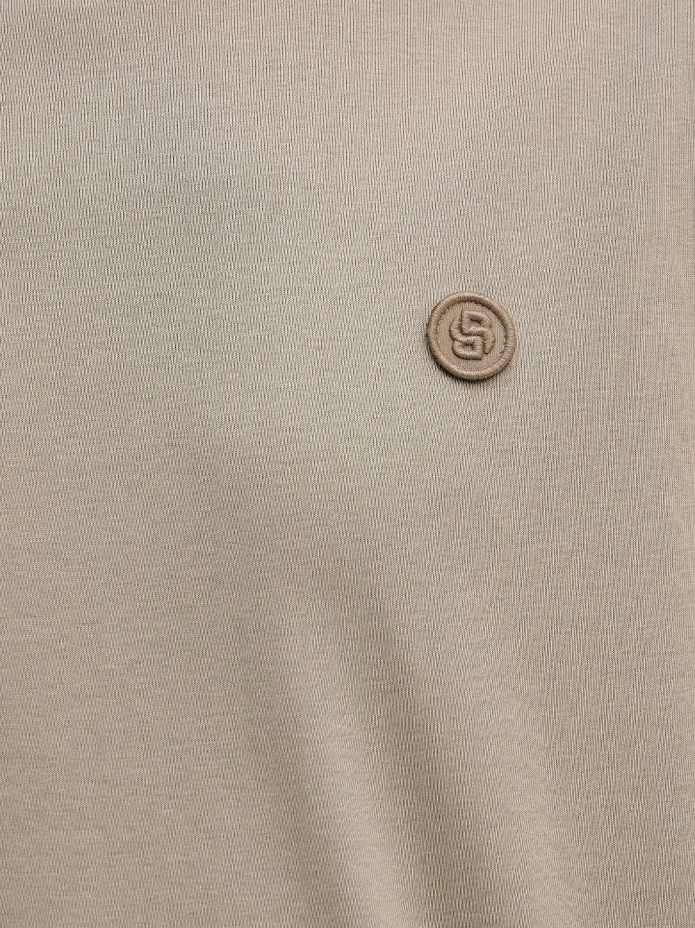 BOSS T-shirt met lange mouwen Beige