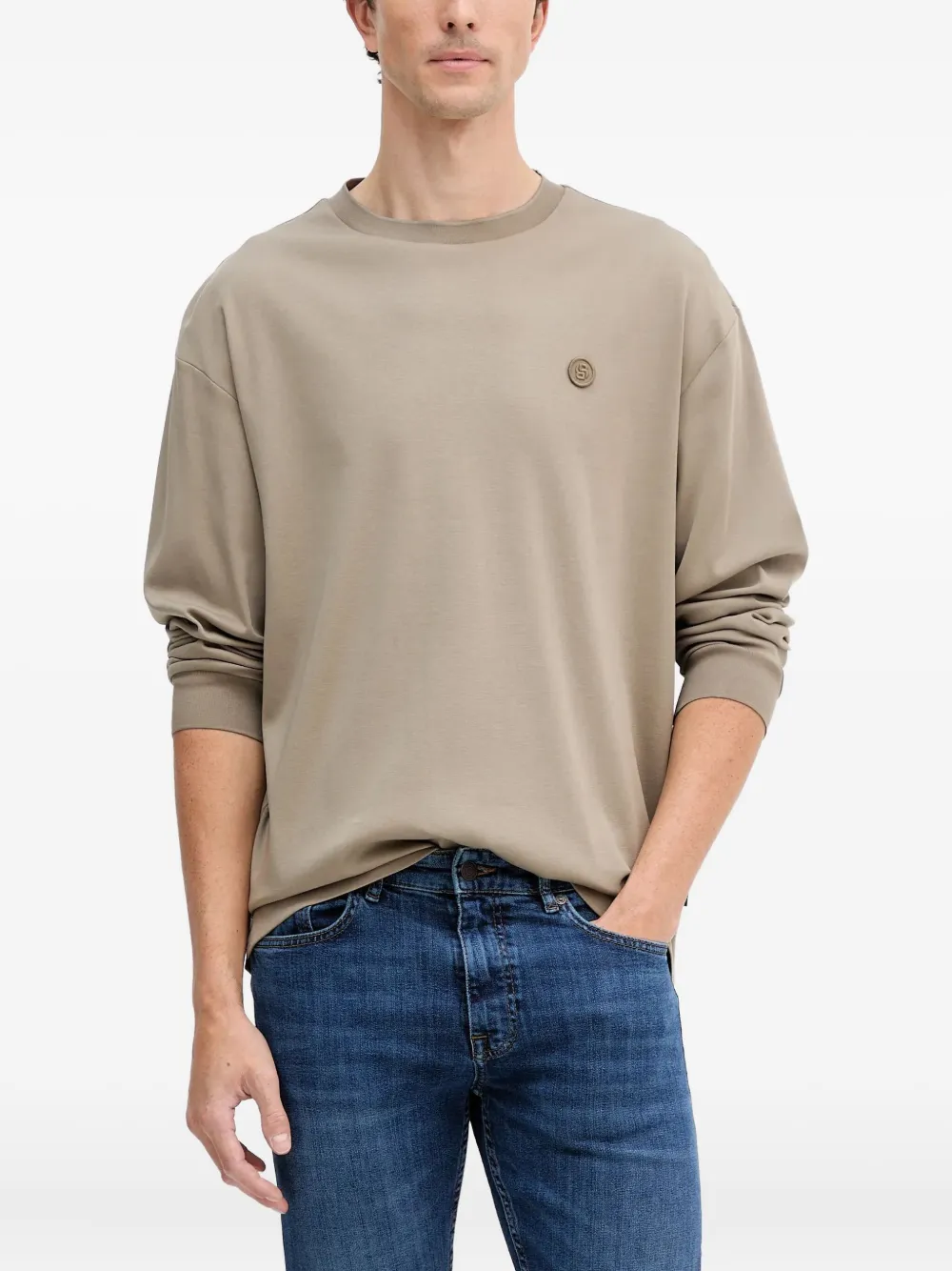 BOSS 长袖T恤 | 中性色 | Image 1