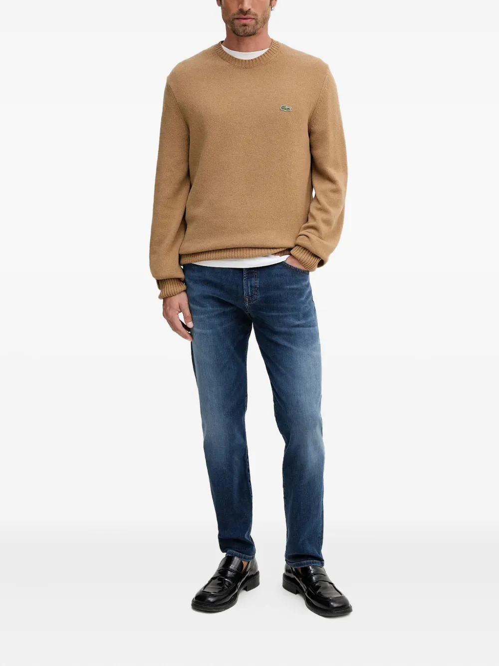 BOSS Jeans met vijf zakken - Blauw