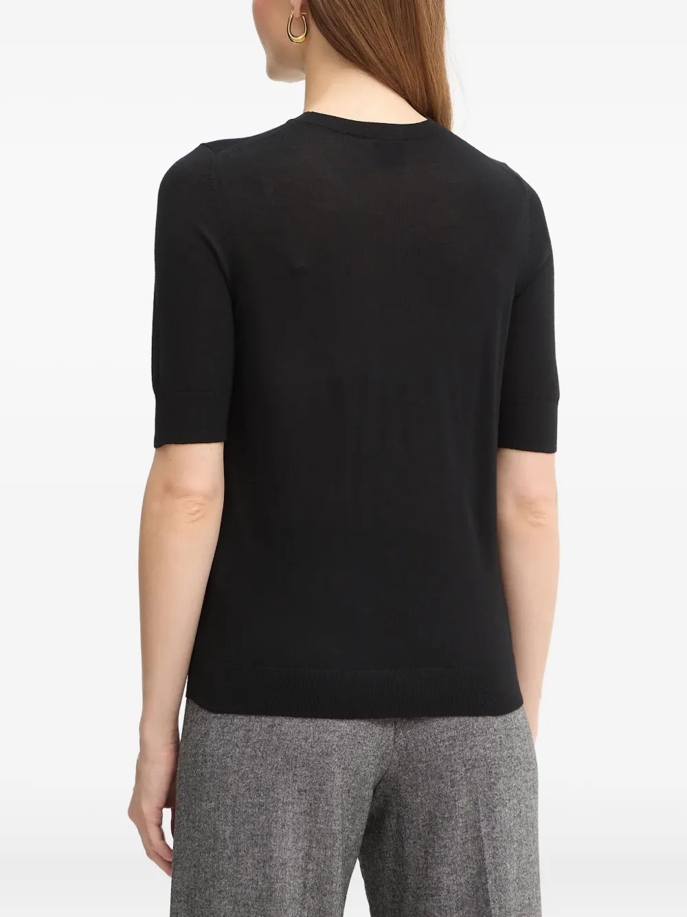 Hugo Boss Short-sleeve Top In Black
