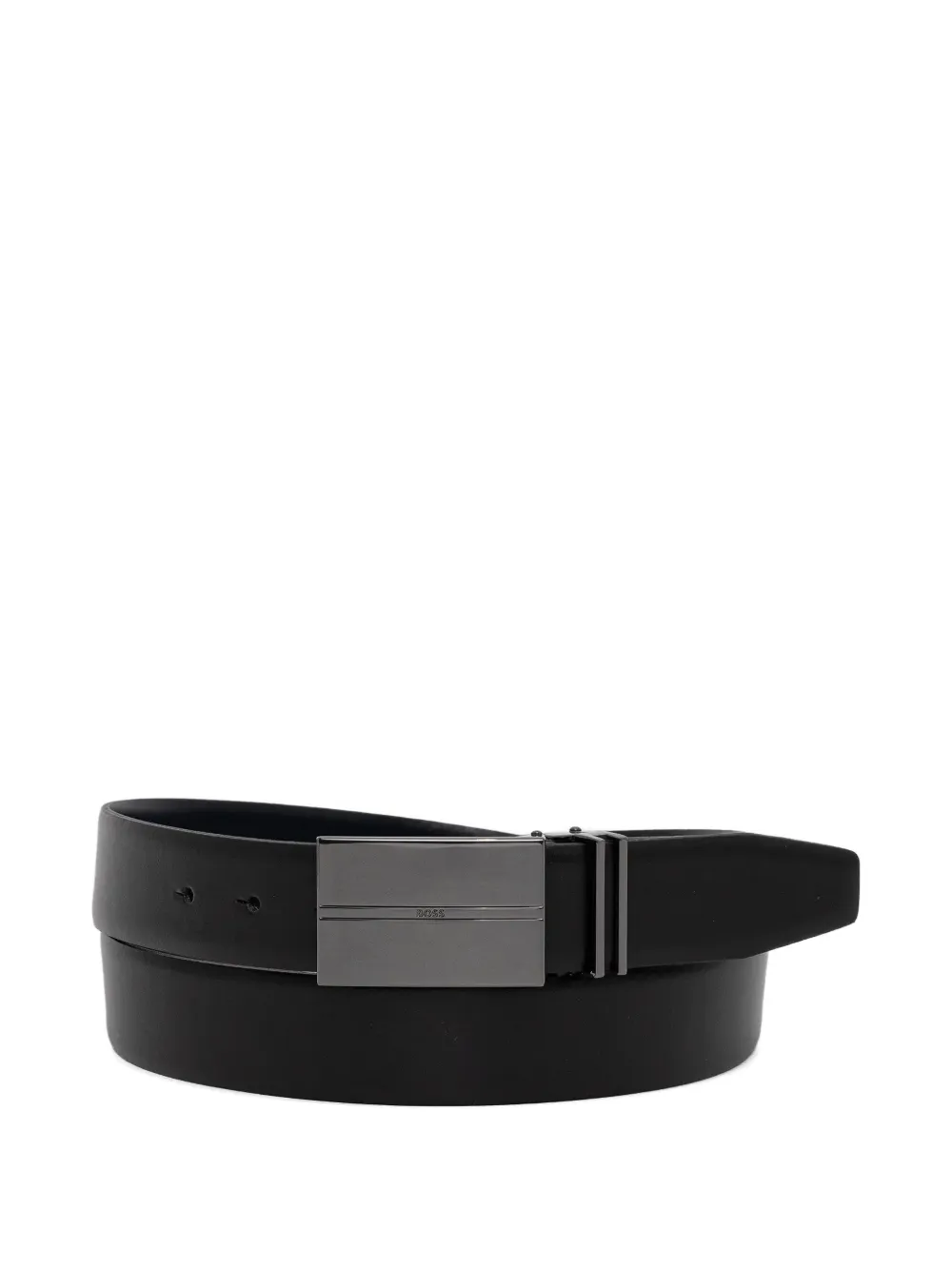 BOSS reversible buckle belt - Zwart