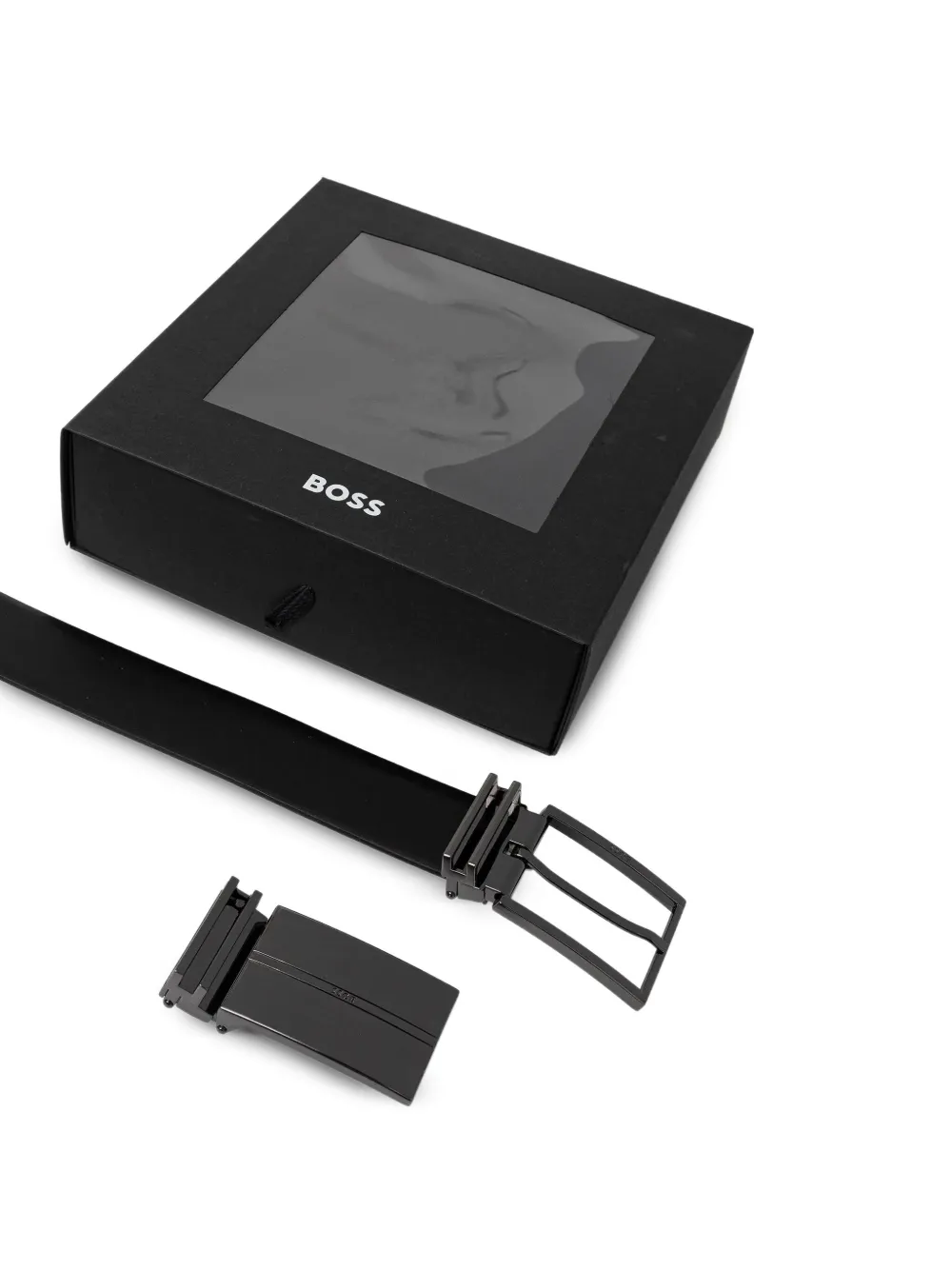 BOSS Omkeerbare gespriem Zwart