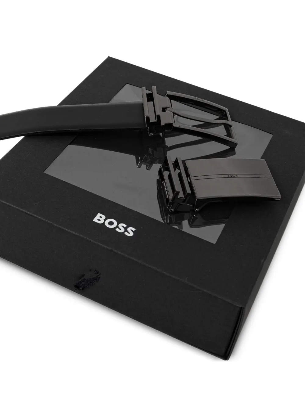 BOSS Omkeerbare gespriem Zwart