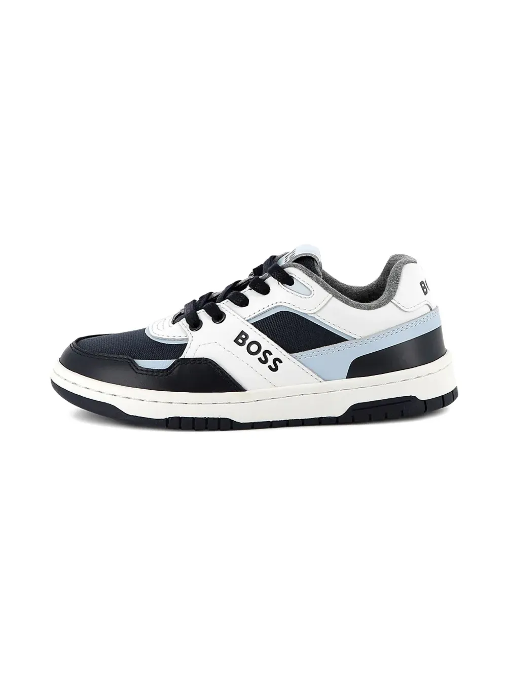 BOSS Kidswear Sneakers met vlakken Blauw