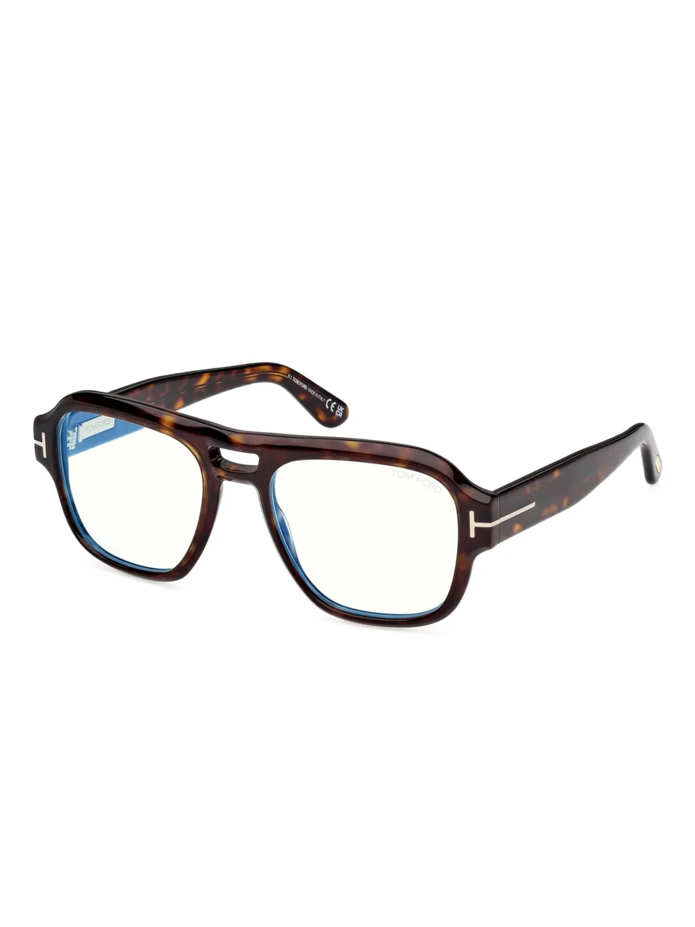 TOM FORD Eyewear tortoiseshell pilot-frame glasses | Image 2