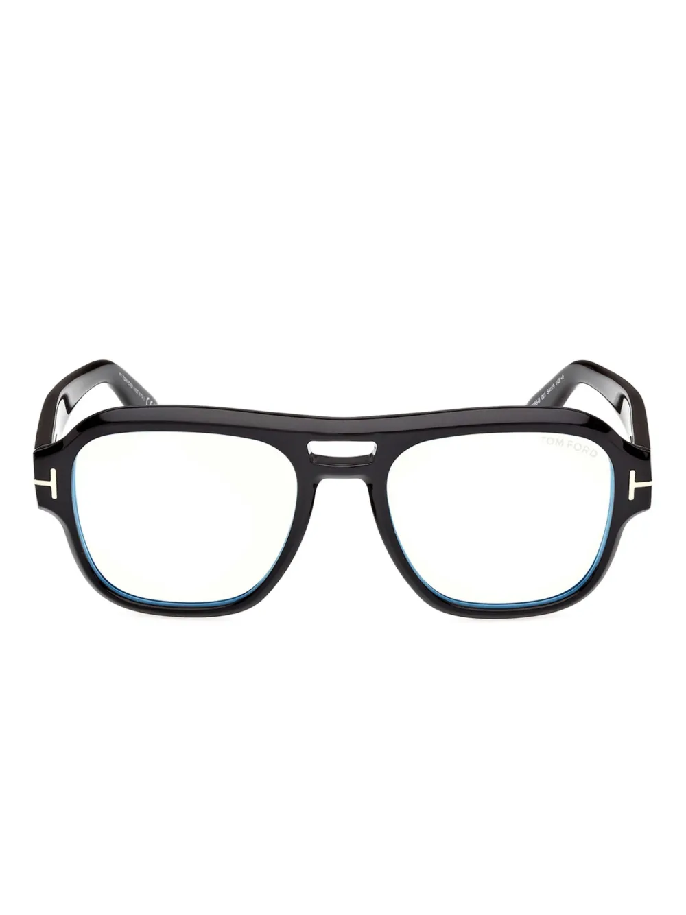 TOM FORD Eyewear Navigator pilot-frame glasses - ブラック TOM FORD Eyewear Navigator pilot-frame glasses - ブラック