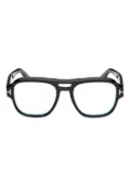 TOM FORD Eyewear Navigator pilot-frame glasses - Black