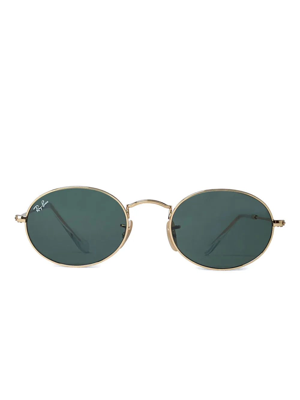 Ray-Ban oval-frame sunglasses - ゴールドトーン Ray-Ban oval-frame sunglasses - ゴールドトーン