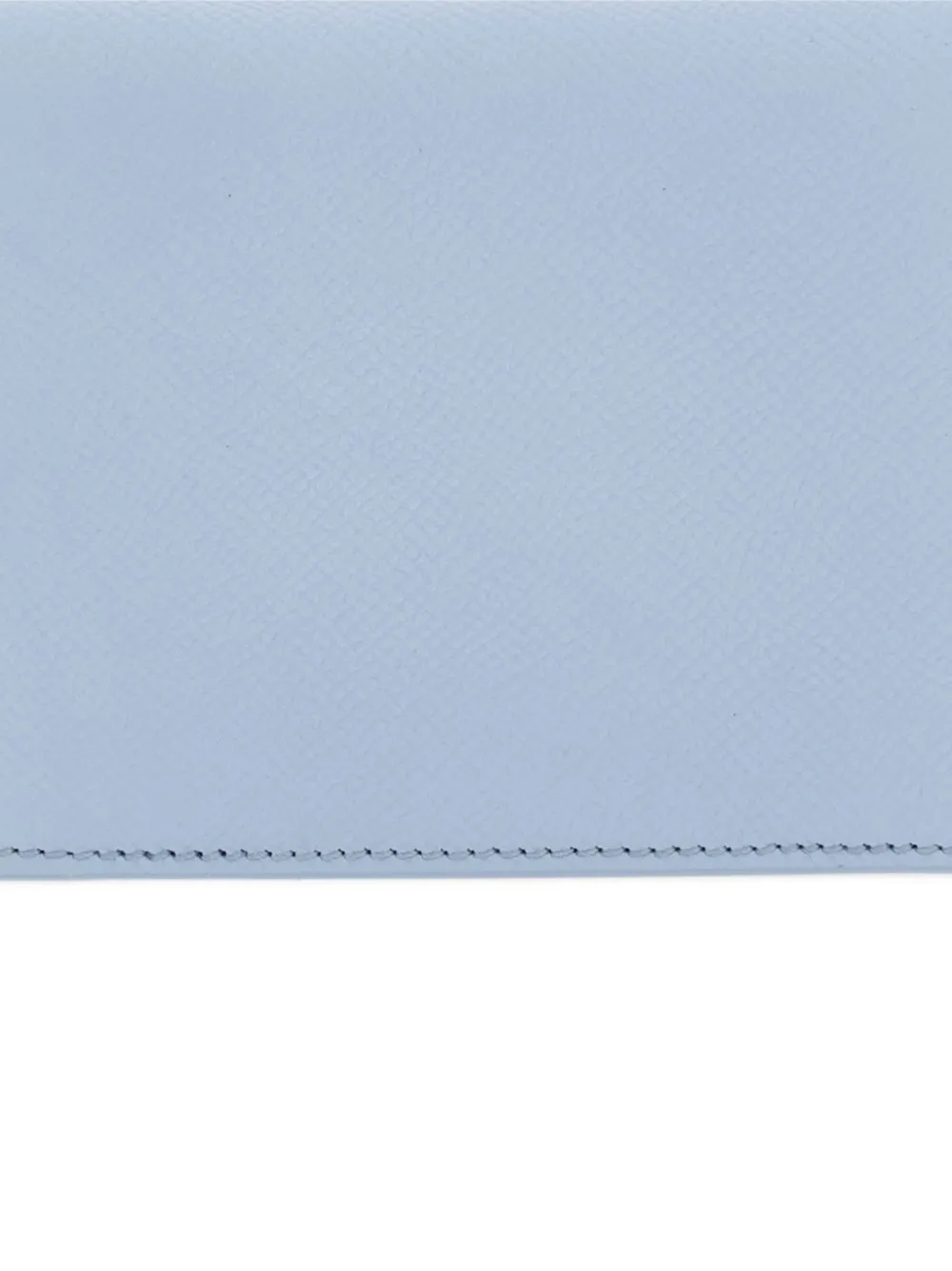 Ferragamo Compact Wallet Textured Finish In Brown