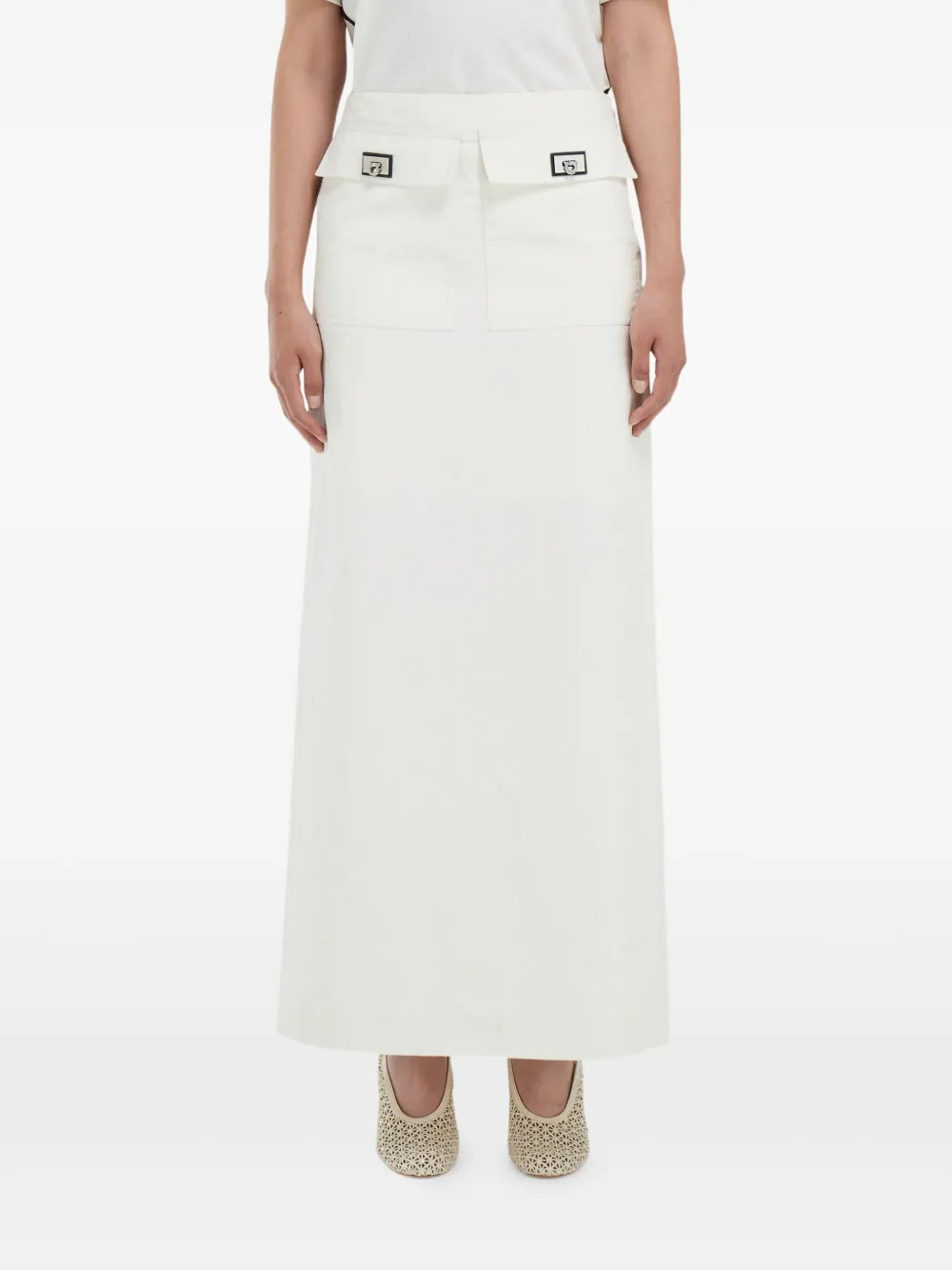 Ferragamo Gonna midi - Bianco