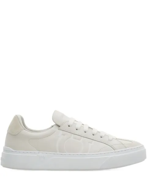 Ferragamo Gancini suede sneakers