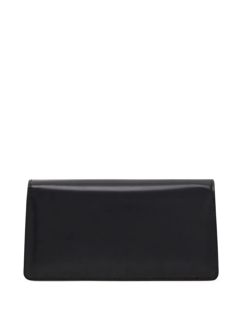 Ferragamo Crystal-embellished Chain Clutch Bag In Black