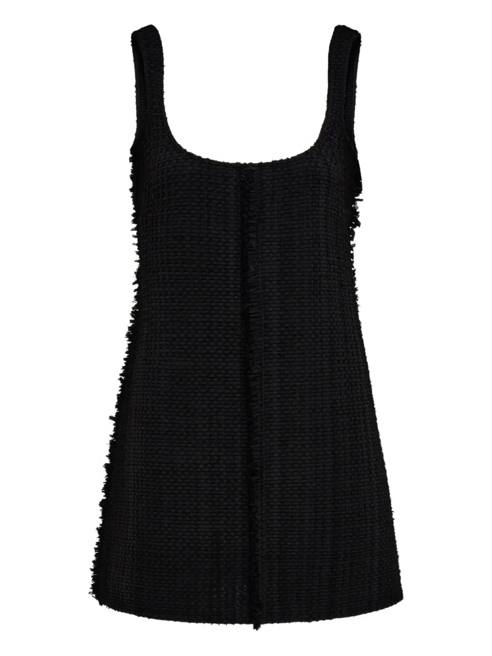 Ferragamo georgette mini dress - Black