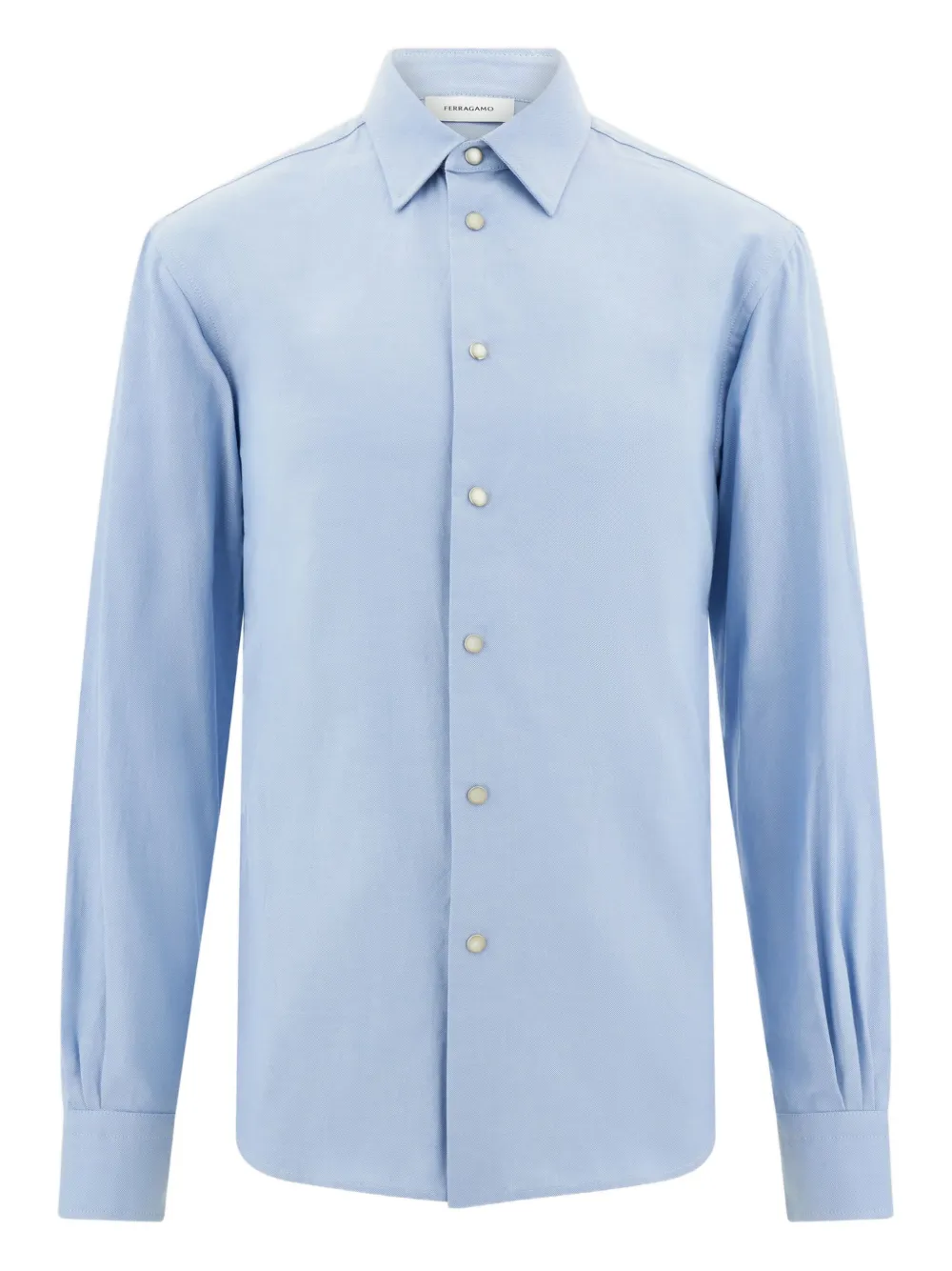 Ferragamo snap-button shirt | Blue | Image 1