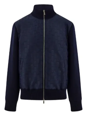 Ferragamo Knitted Bomber Jacket | Black | FARFETCH
