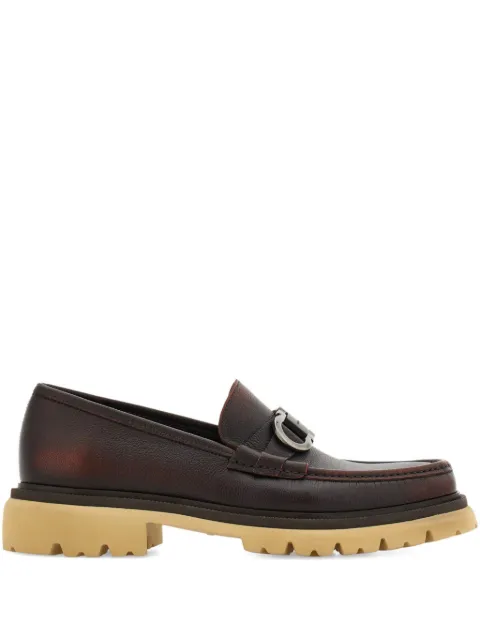 Ferragamo Gancini saddle loafers