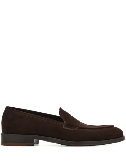 Ferragamo Mocassini penny in pelle scamosciata