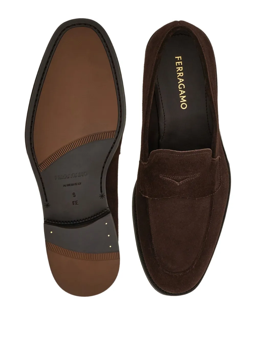 Ferragamo Suède loafers Bruin
