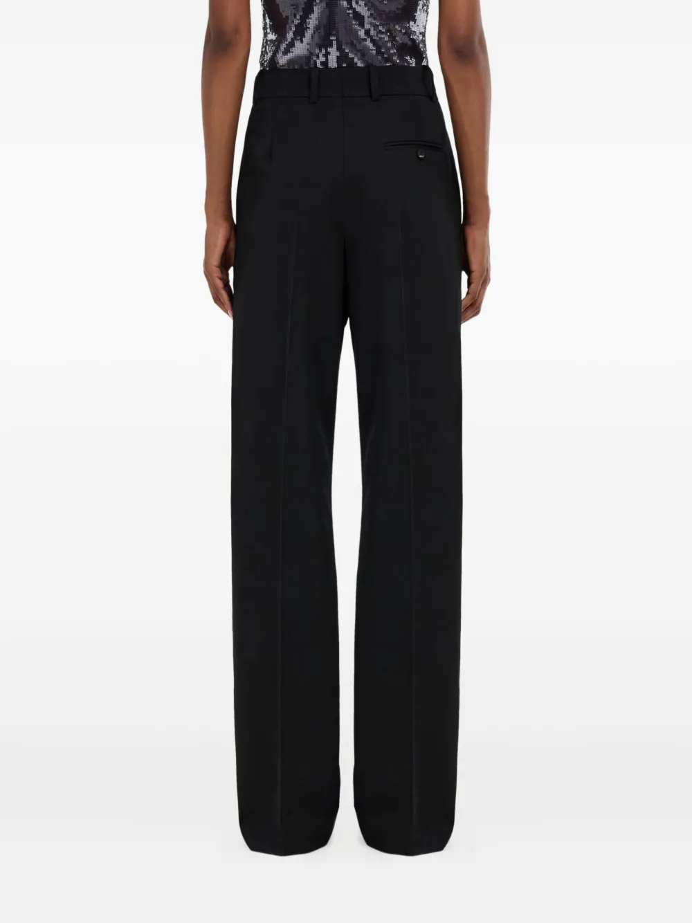 Ferragamo Pantalon met gespsluiting Zwart