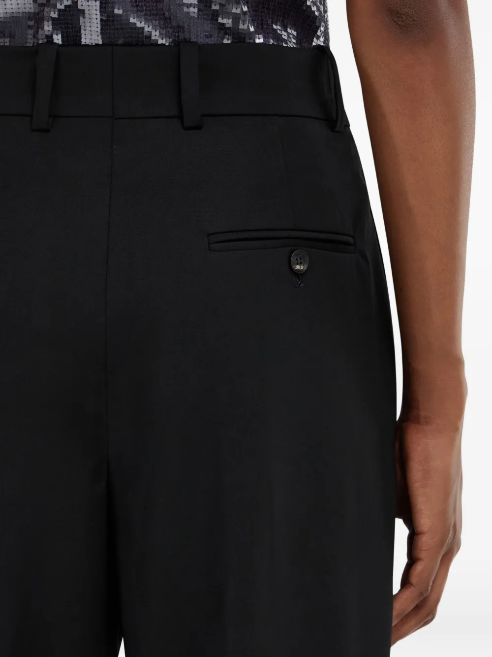 Ferragamo Pantalon met gespsluiting Zwart
