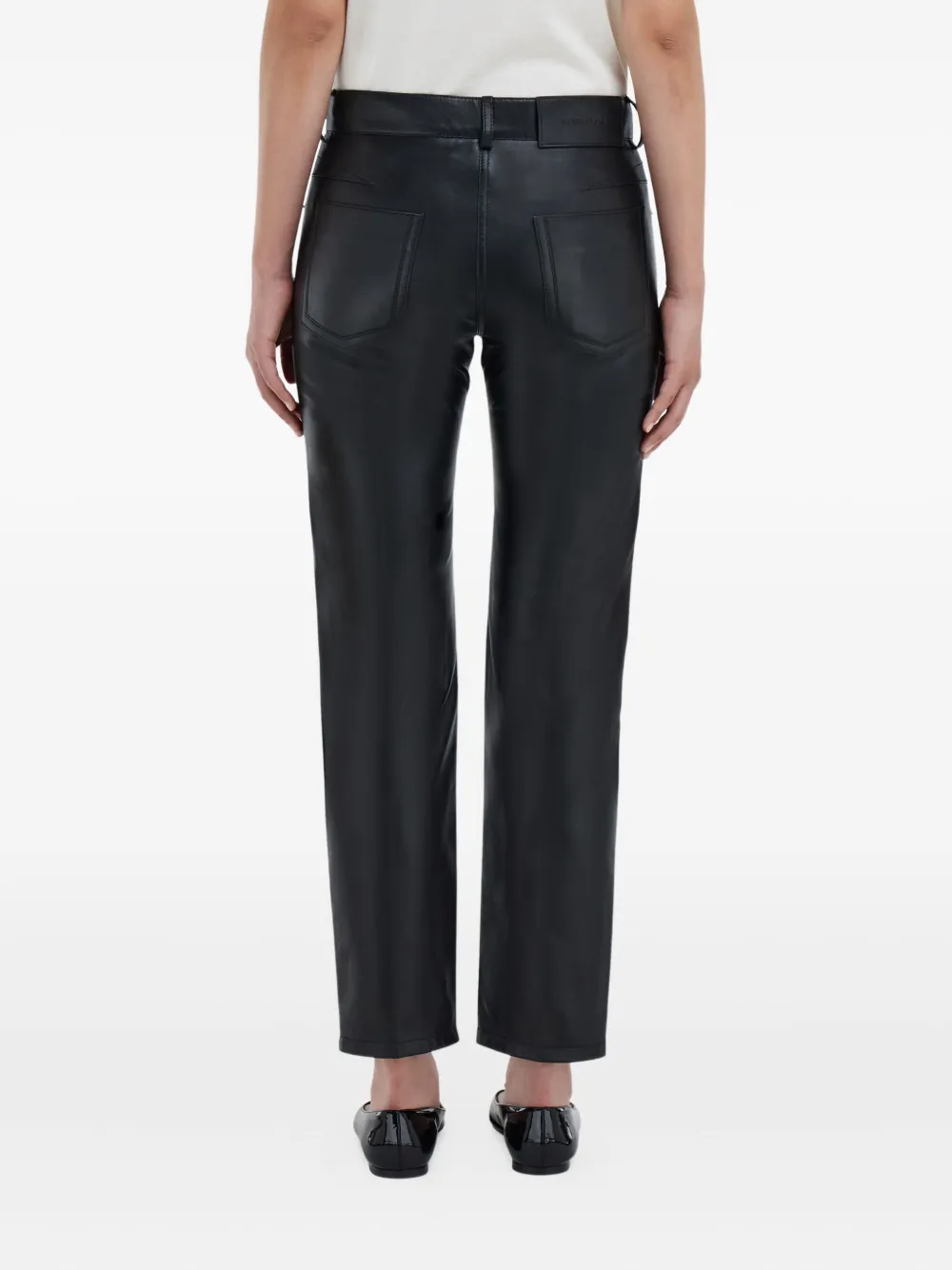 Ferragamo Nappa broek met vijf zakken Zwart