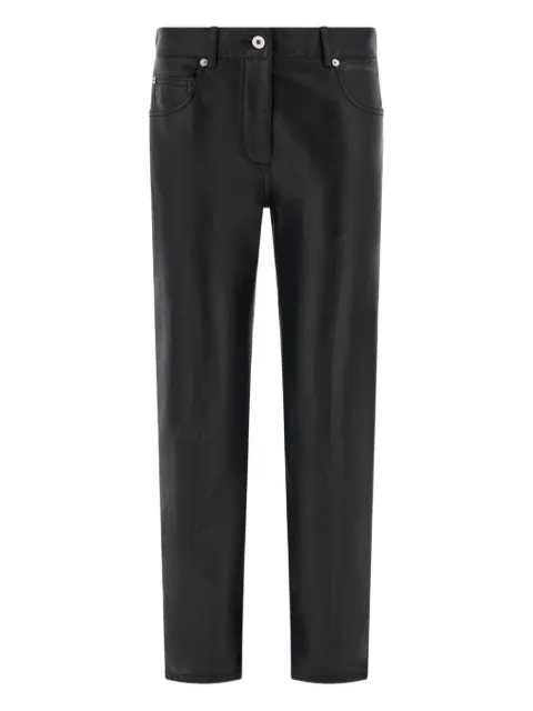Ferragamo five-pocket nappa trousers